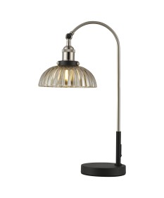 Walter-Satin Nickel Table Lamps Deco Armed Table Lamps